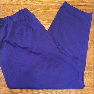 Ladies NEW plus size pants purple Sz 3x